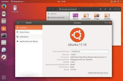 Aperçu de la variante officielle d'Ubuntu