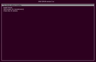 Interface Grub2 Interface Grub2